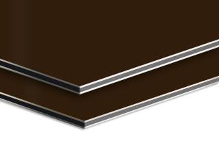 Placa Aluminiu Compozit Bond Dibond Alucobond Maro 4 mm x 1500 x 4050 mm