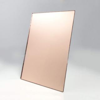 Placa Plexiglas Oglinda Rose Gold 3 mm x 1000 x 1000 mm