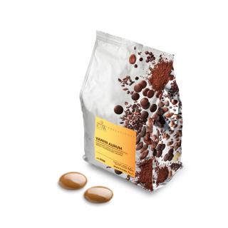 Ciocolata Alba cu Caramel Vanini AURUM - 4 KG