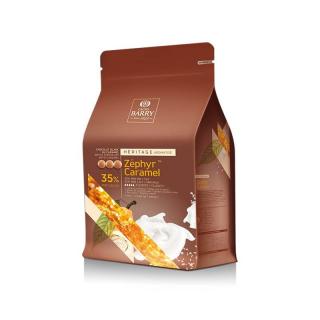 Ciocolata Alba cu CARAMEL ZEPHYR PREMIUM - 35%- 2.5 Kg