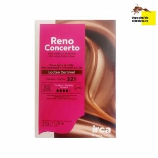 Ciocolata cu Lapte si Caramel Reno Concerto 32% - 5 KG