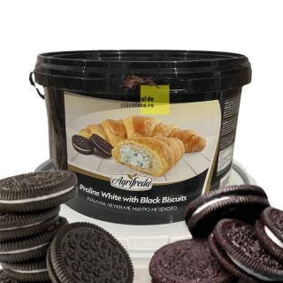 Crema Alba cu Biscuiti Oreo - 6 KG