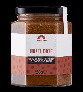 Crema de alune de padure cu cacao si curmale HAZEL DATE 250 gr Sunday Bites