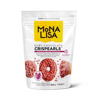 Decoratiuni Crispearls Ciocolata Ruby Mona Lisa 0.8kg