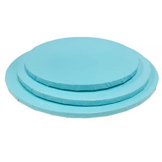 Platou Tort Rotund Gros ALBASTRU 1.2 cm