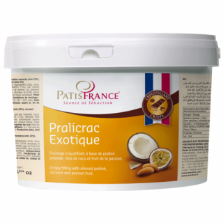 Umplutura crocanta de migdale si frcte exotice PRALICRAC EXOTIQUE 2kg