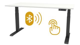 Black Friday - Birou reglabil inoLift Duo PRO 2.0 (Smart) - 2 motoare, sarcina 120kg, Blat Pal, transport gratuit