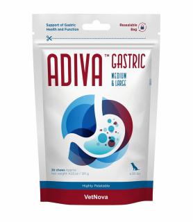 Adiva Gastric Chew Medium and Large Breed - 30 comprimate