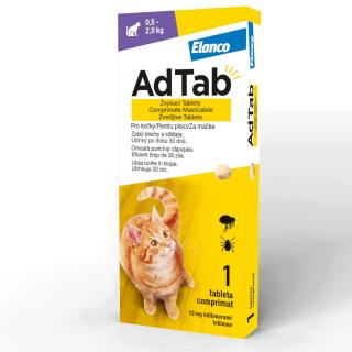 AdTab Cat 12 mg (0.5-2kg) - o tableta