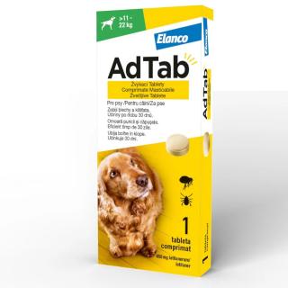 AdTab Dog 450 mg (11 - 22 kg) - o tableta