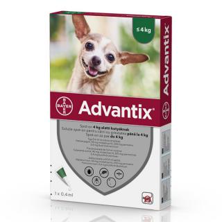 Advantix 40 (sub 4kg) - o pipeta