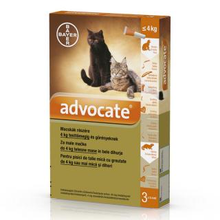 Advocate Cat (0-4 kg) - 3 pipete Spot-on