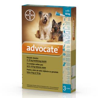 Advocate Dog (4-10 kg) ,   3 pipete Spot-on