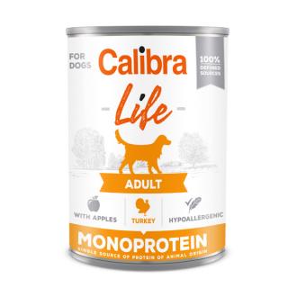 Calibra Dog Life Can Adult Turkey with Apples - 400 g