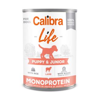 Calibra Dog Life Can Puppy  Junior Lamb  Rice - 400 g