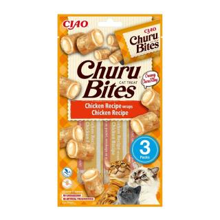 Churu Bites Recompense pentru Pisici cu Pui fara cereale - 3 x 10 g