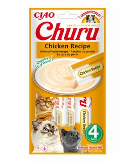 Churu Creamy Piure Recompense pentru Pisici cu Pui - 4 x 14 g