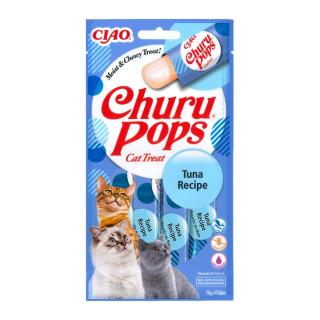 Churu Pops Recompense pentru Pisici cu Ton - 4 x 15 g