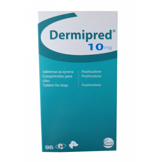 Dermipred 10 mg ,   Folie de 16 comprimate masticabile