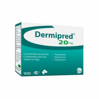 Dermipred 20 mg ,   Folie de 10 comprimate masticabile