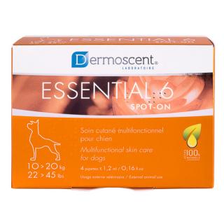 Dermoscent Essential 6 Spot-On Caine 10-20 kg  - 4 pipete