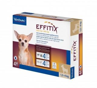 Effitix Dog XS (1.5-4kg) - cutie 4 pipete