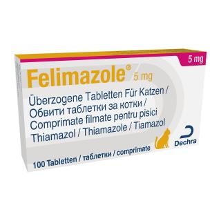 Felimazole 5 mg - 100 comprimate