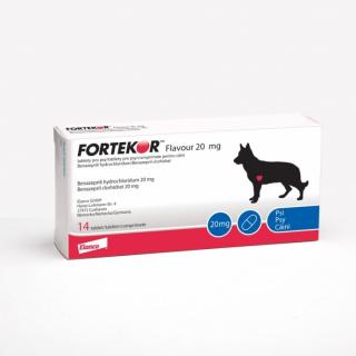 Fortekor Flavour 20 mg (21-80kg) - 14 tablete