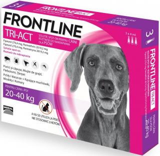 Frontline Tri-Act Caine L (20-40 kg) ,   3 pipete spot-on