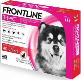 Frontline Tri-Act Caine XL (40-60 kg) ,   3 pipete spot-on