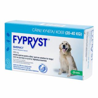 Fypryst Dog L 268 mg (20-40kg) - cutie 3 pipete