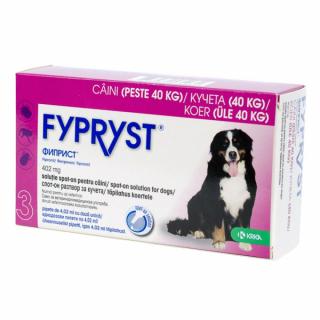 Fypryst Dog XL 402 mg (40-60kg) - cutie 3 pipete