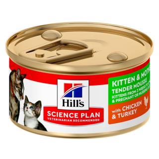 Hill s SP Feline Kitten  Mother Mousse Chicken  Turkey - 85 g