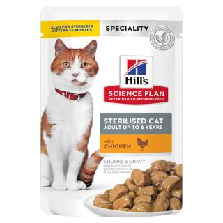 Hill s SP Feline Young Adult Sterilised Chicken - plic 85 g