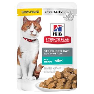 Hill s SP Feline Young Adult Sterilised Trout - plic 85 g