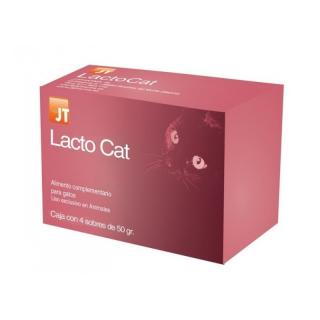 JT Lacto-Cat Lapte praf pisici - 4 x 50g + biberon (2 tetine)