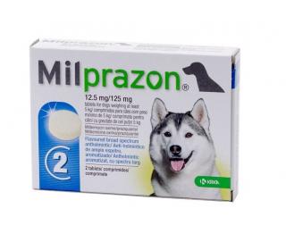 Milprazon Dog 12.5 mg 125 mg - 2 tablete