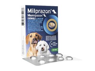 Milprazon Dog Puppy Chewable 2.5mg 25 mg -  4 tablete