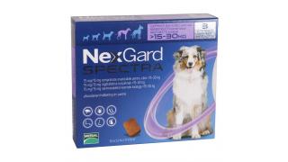 NexGard Spectra L (15-30kg) - 3 comprimate masticabile