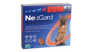 NexGard Spectra XL (30-60kg) - 3 comprimate masticabile