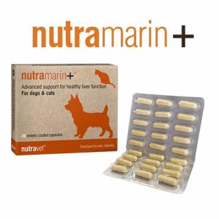 Nutramarin+ pentru Caini si Pisici - 30 capsule