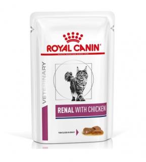 Royal Canin Renal Cat - Pui - in sos - 85 g