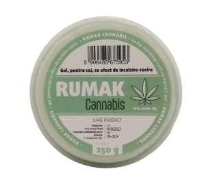 Rumak Gel Canabis cu efect de incalzire - racire ,   250 g