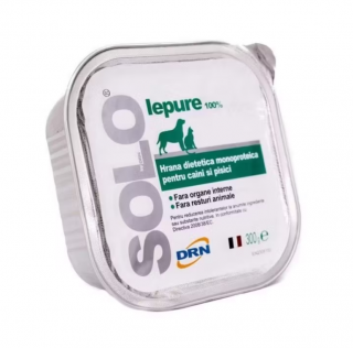 SOLO IEPURE hrana umeda monoproteica - 300 g