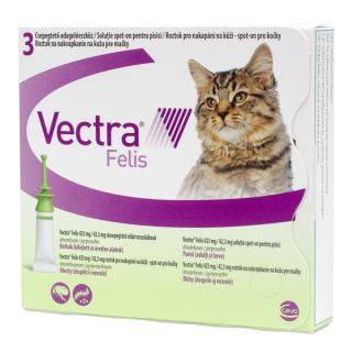 Vectra Felis spot-on - cutie cu 3 pipete 0.9 ml