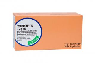 Vetmedin 1,25 mg - Blister 10 tablete