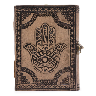 Agenda din piele Fatima Hamsa
