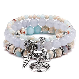 Set bratari Charm Copacul Vietii milky