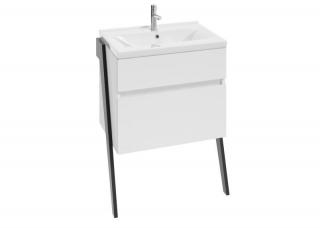 Set mobilier suspendat baie alb Op-Arty si lavoar Flex Defra 60 cm