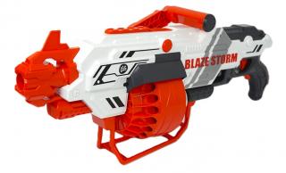 Blaster Kidland, 40 de proiectile, Electric, Rosu Alb